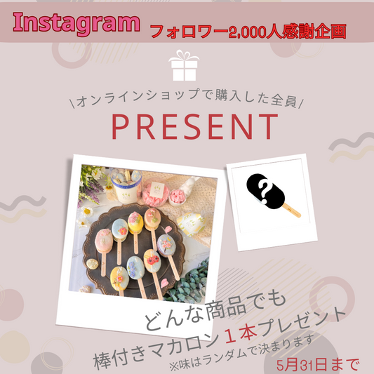 Instagramフォローワー2000人突破記念!