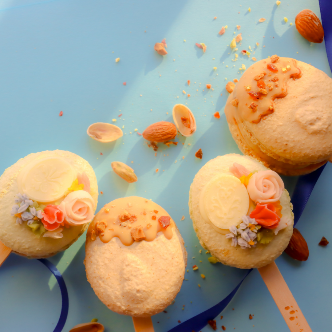 【期間限定】【棒付きマカロン】いろはのマカロン〜青〜（あお）