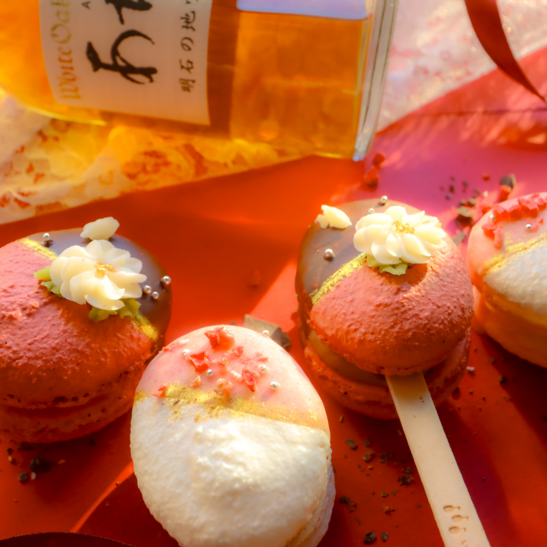 【期間限定】【棒付きマカロン】いろはのマカロン〜赤〜（あか）