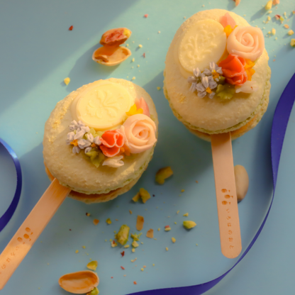 【期間限定】【棒付きマカロン】いろはのマカロン〜青〜（あお）