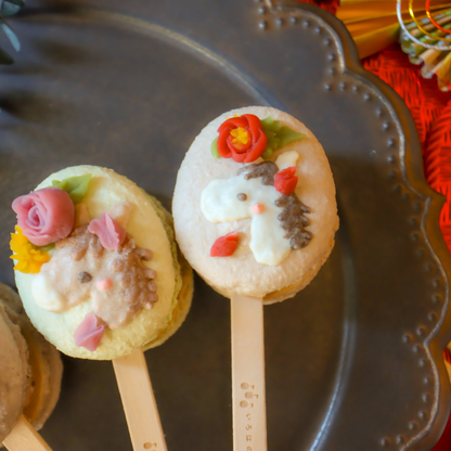 【期間限定】【棒付きマカロン】いろはのマカロン〜午〜（うま）