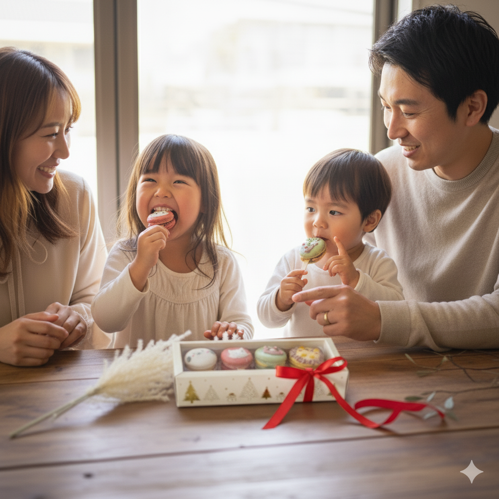 【期間限定】【ミニ棒付きマカロン】ミニいろはのマカロン〜響〜（ひびき）